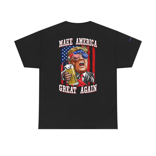 MAGA Trump Gulf of America Tee, Unisex Cotton T-Shirt, Fishing Shirt, Summer Apparel, Casual Wear, Gift for Anglers
