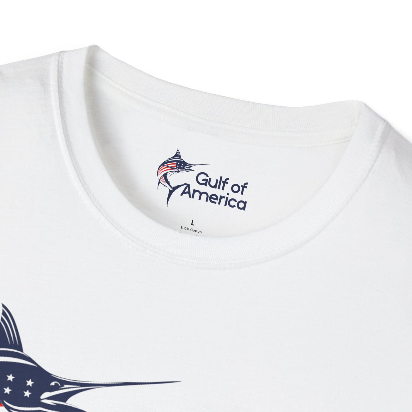 Gulf of America Unisex T-Shirt, Coastal Apparel, Fishing Gift, Summer Wear, Vacation Clothing, Marine Pride Tee