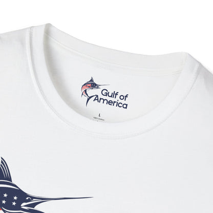 Gulf of America Unisex T-Shirt, Coastal Apparel, Fishing Gift, Summer Wear, Vacation Clothing, Marine Pride Tee
