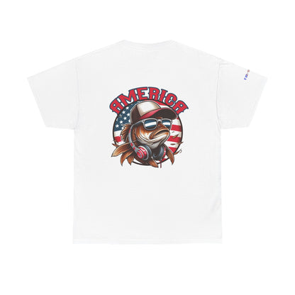 Carp America Patriotic Gulf of America Tee, Unisex Cotton T-Shirt, Fishing Shirt, Summer Apparel, Casual Wear, Gift for Anglers