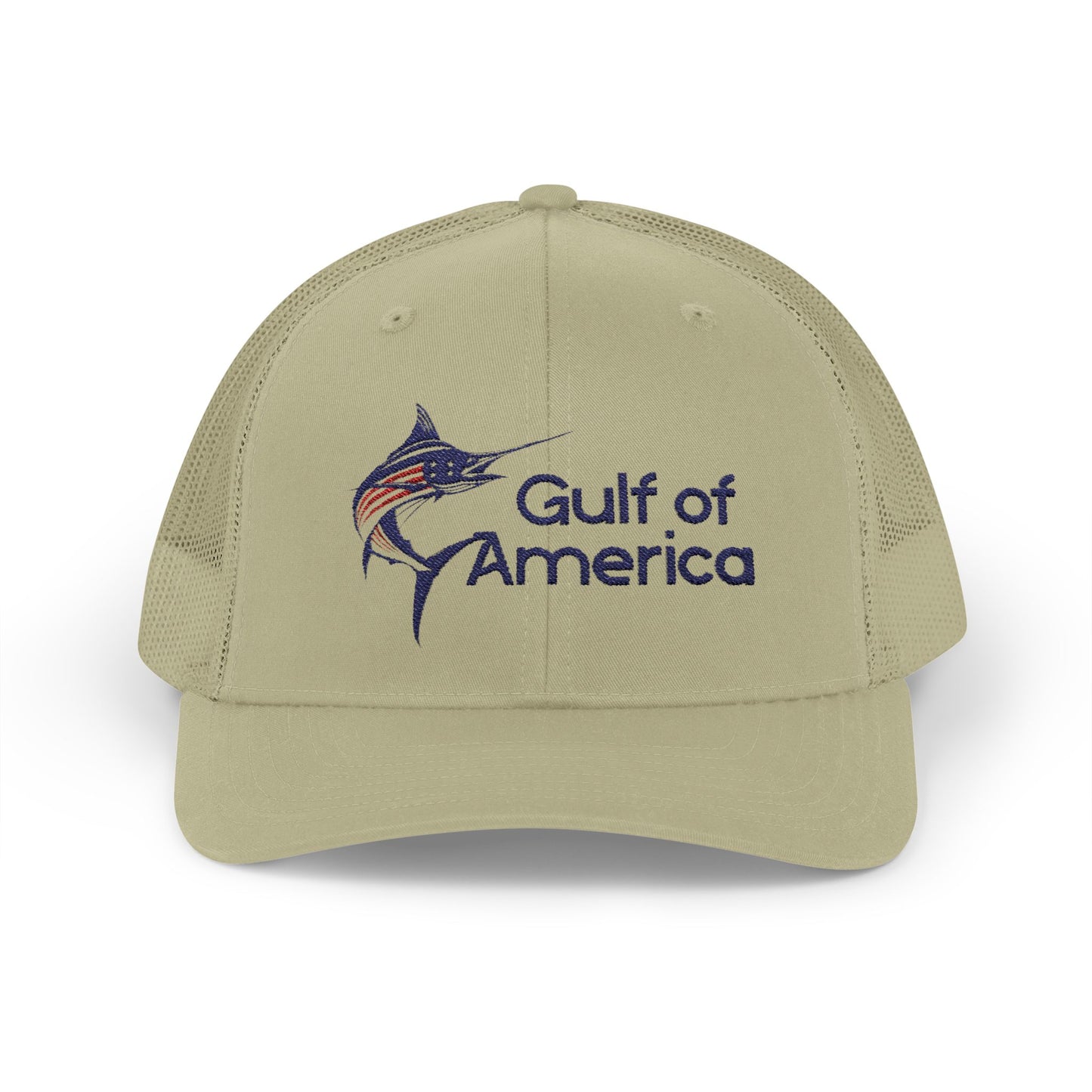 Gulf of America Snapback Trucker Cap, Fishing Gift, Summer Hat, Outdoor Accessories, Beachwear, Casual Wear, Fishing Enthusiast