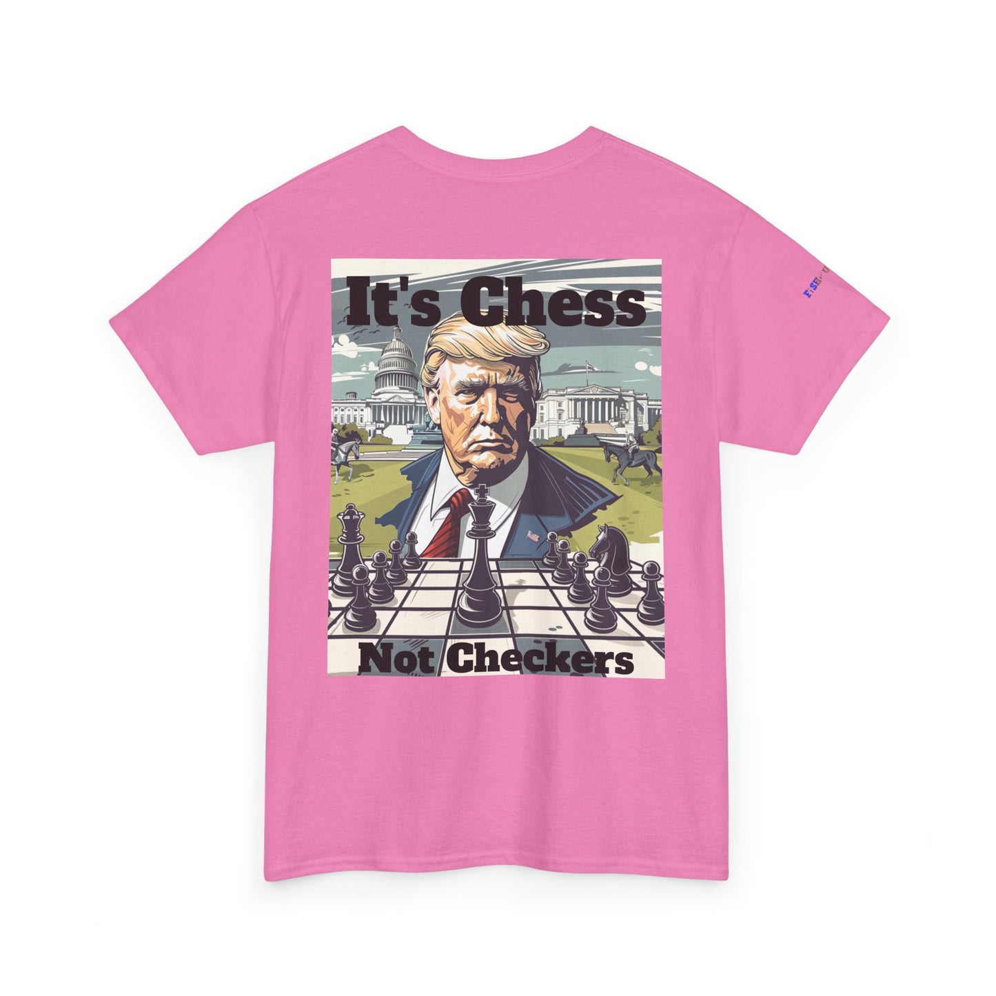 Chess Not Checkers Trump Gulf of America Brewery Tee, Unisex Cotton T-Shirt, Fishing Shirt, Summer Apparel, Casual Wear, Gift for Anglers