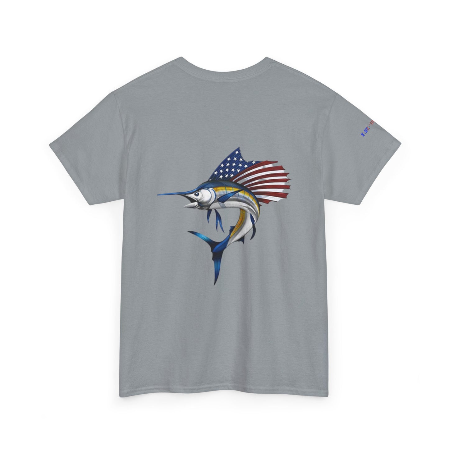 Sailfish Flag Gulf of America Tee, Unisex Cotton T-Shirt, Fishing Shirt, Summer Apparel, Casual Wear, Gift for Anglers