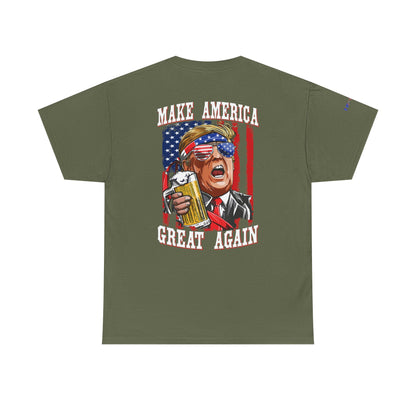 MAGA Trump Gulf of America Tee, Unisex Cotton T-Shirt, Fishing Shirt, Summer Apparel, Casual Wear, Gift for Anglers
