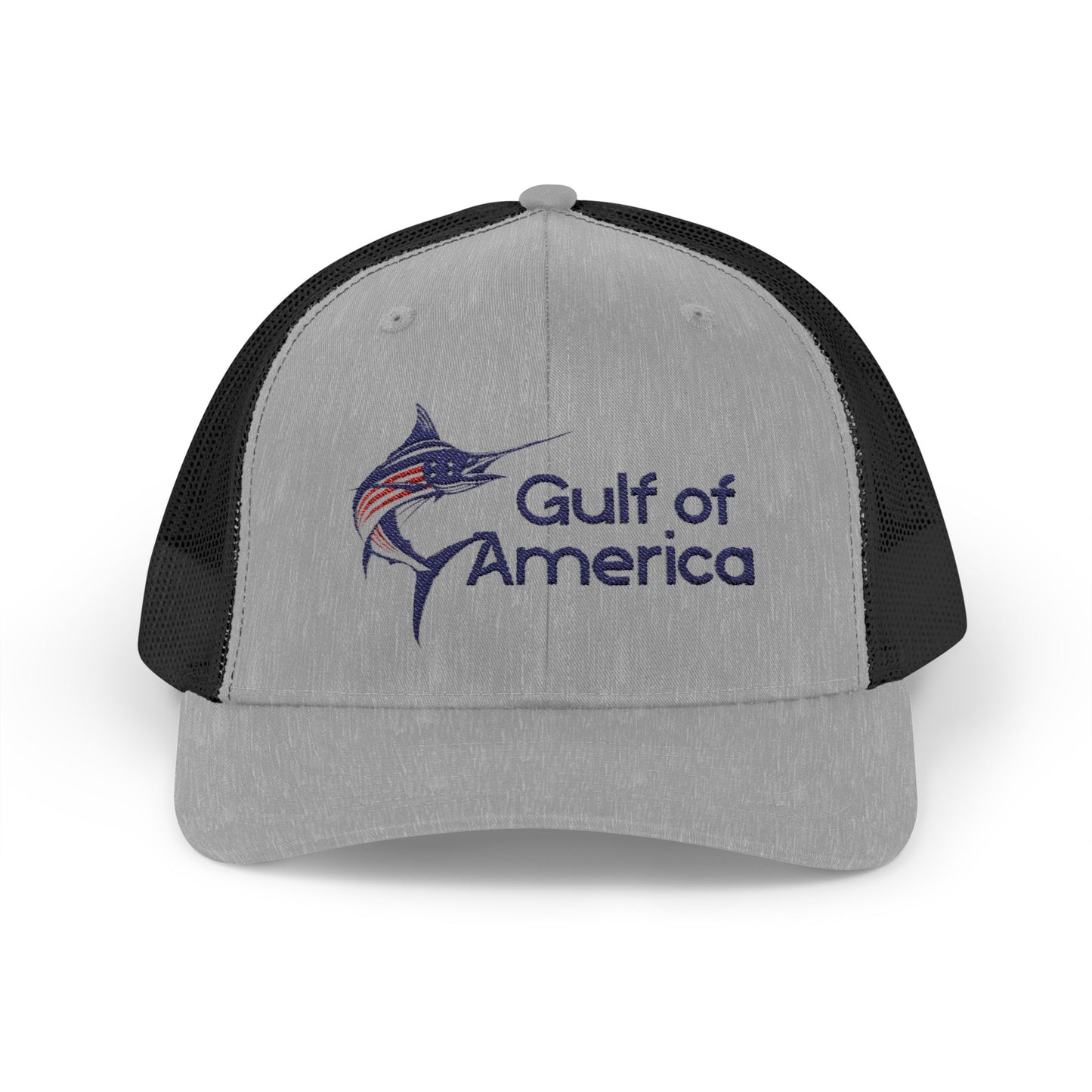 Gulf of America Snapback Trucker Cap, Fishing Gift, Summer Hat, Outdoor Accessories, Beachwear, Casual Wear, Fishing Enthusiast