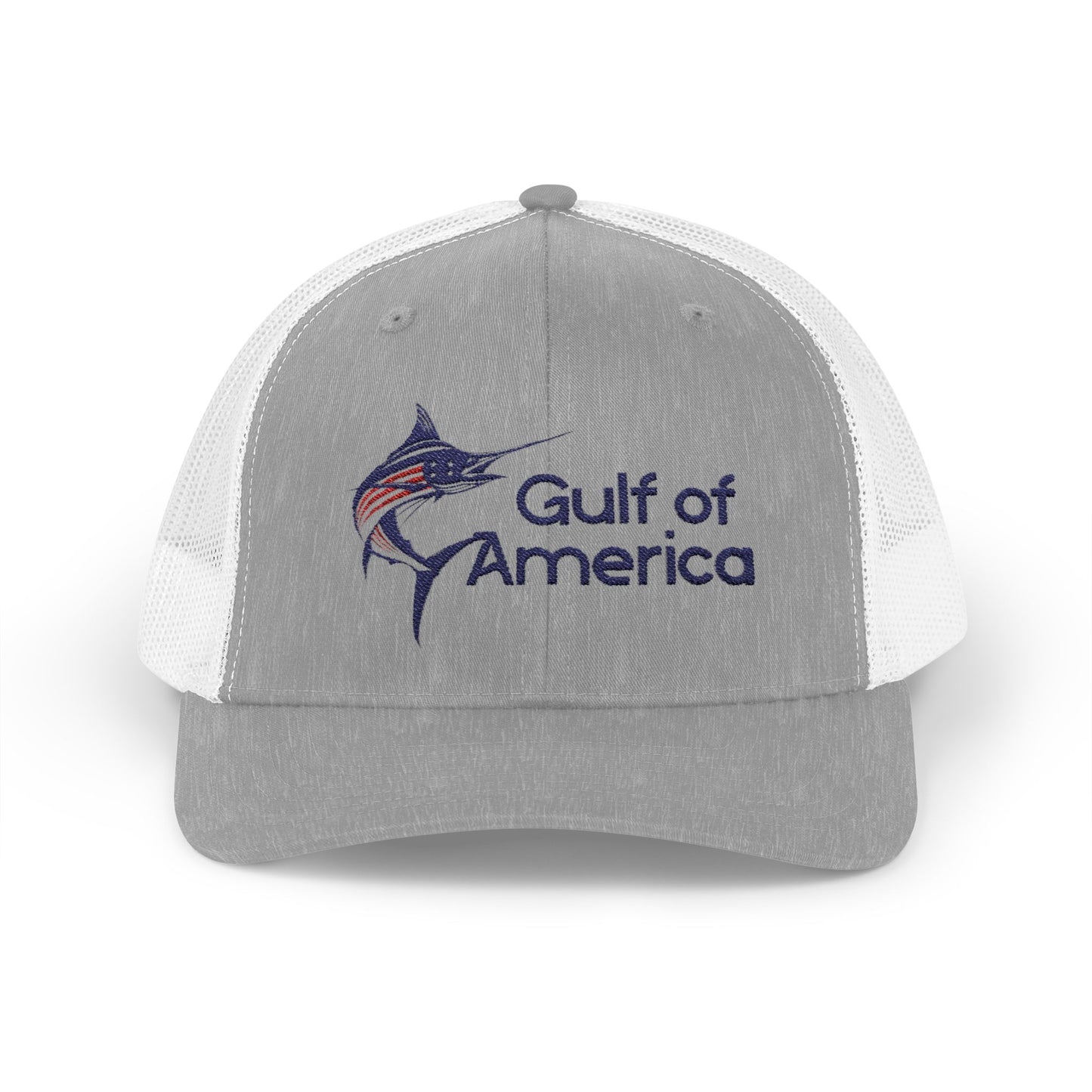 Gulf of America Snapback Trucker Cap, Fishing Gift, Summer Hat, Outdoor Accessories, Beachwear, Casual Wear, Fishing Enthusiast