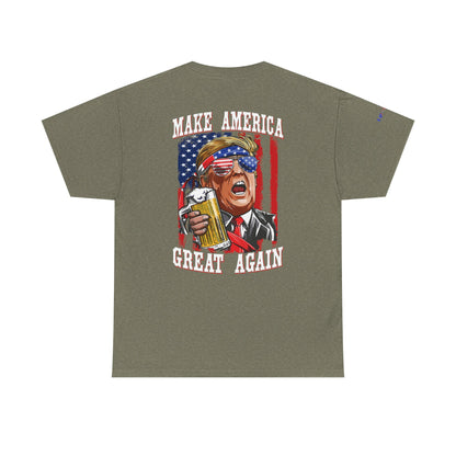 MAGA Trump Gulf of America Tee, Unisex Cotton T-Shirt, Fishing Shirt, Summer Apparel, Casual Wear, Gift for Anglers
