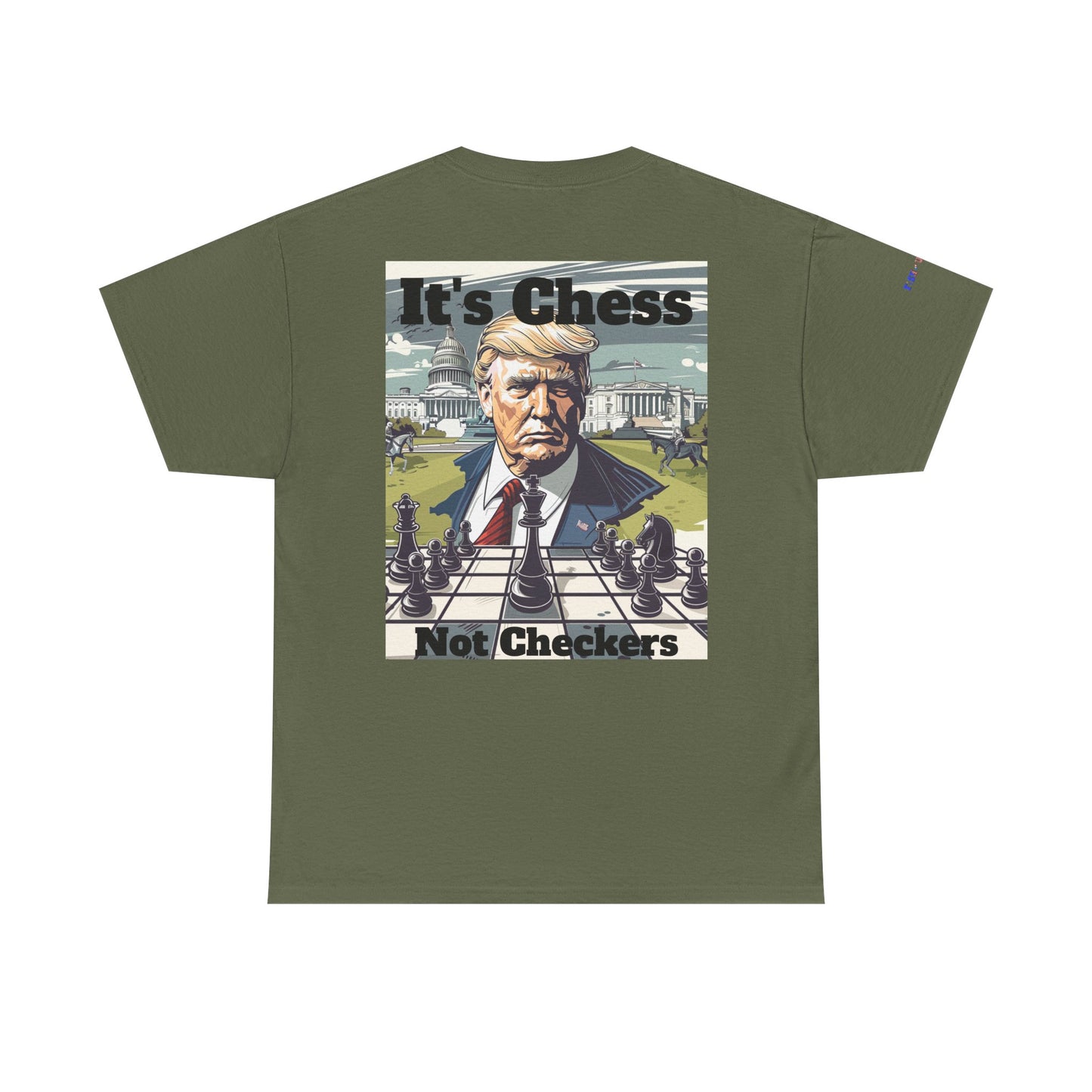 Chess Not Checkers Trump Gulf of America Brewery Tee, Unisex Cotton T-Shirt, Fishing Shirt, Summer Apparel, Casual Wear, Gift for Anglers