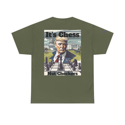 Chess Not Checkers Trump Gulf of America Brewery Tee, Unisex Cotton T-Shirt, Fishing Shirt, Summer Apparel, Casual Wear, Gift for Anglers