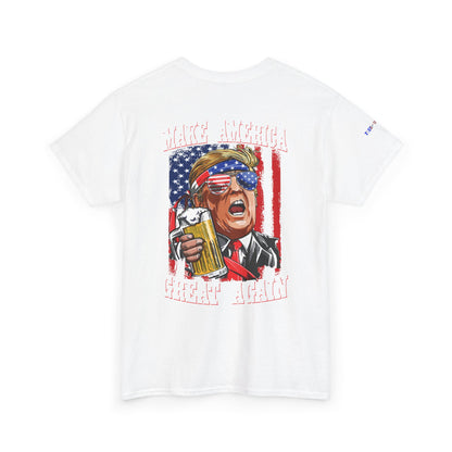 MAGA Trump Gulf of America Tee, Unisex Cotton T-Shirt, Fishing Shirt, Summer Apparel, Casual Wear, Gift for Anglers