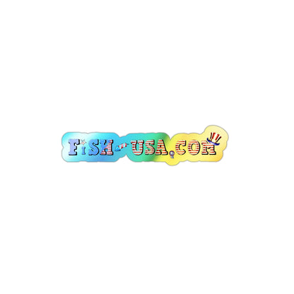 Holographic Die-cut Stickers | Colorful Marine Decals for Skateboards, Surfboards, Water Bottles, Festivals, Gifts