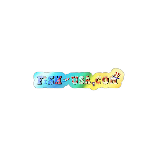 Holographic Die-cut Stickers | Colorful Marine Decals for Skateboards, Surfboards, Water Bottles, Festivals, Gifts