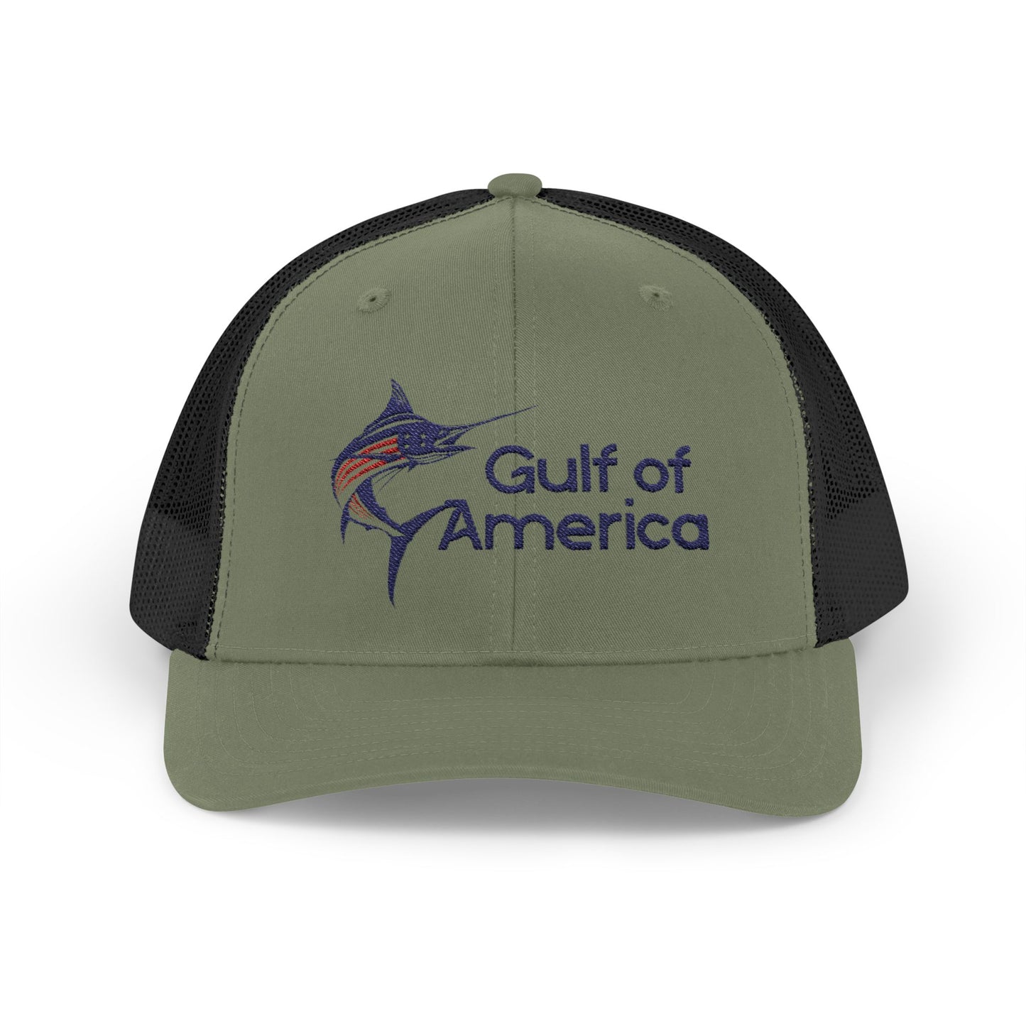 Gulf of America Snapback Trucker Cap, Fishing Gift, Summer Hat, Outdoor Accessories, Beachwear, Casual Wear, Fishing Enthusiast