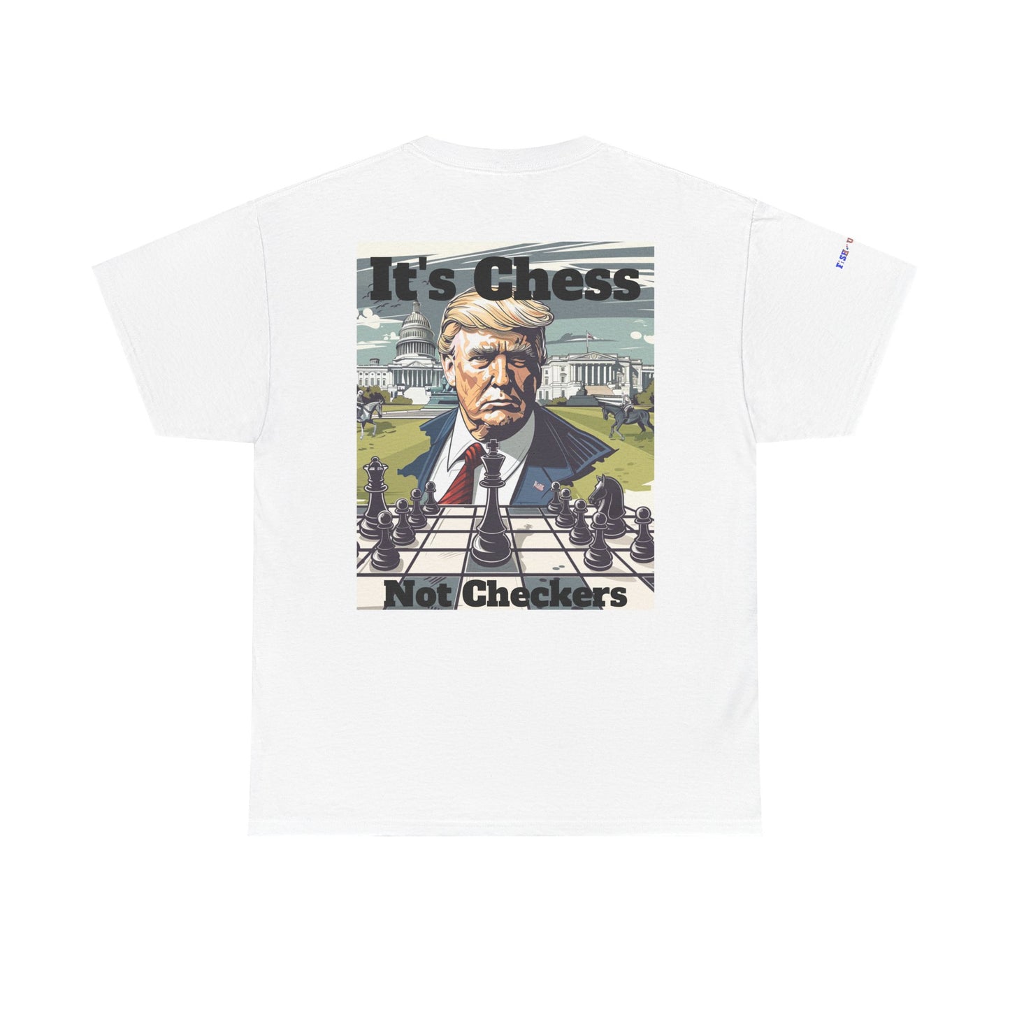 Chess Not Checkers Trump Gulf of America Brewery Tee, Unisex Cotton T-Shirt, Fishing Shirt, Summer Apparel, Casual Wear, Gift for Anglers