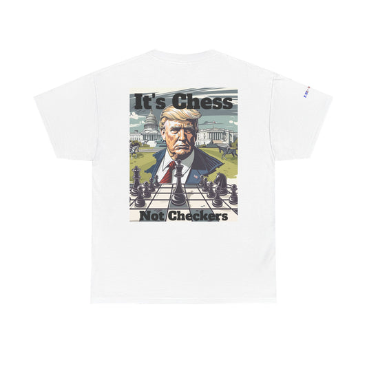 Chess Not Checkers Trump Gulf of America Brewery Tee, Unisex Cotton T-Shirt, Fishing Shirt, Summer Apparel, Casual Wear, Gift for Anglers