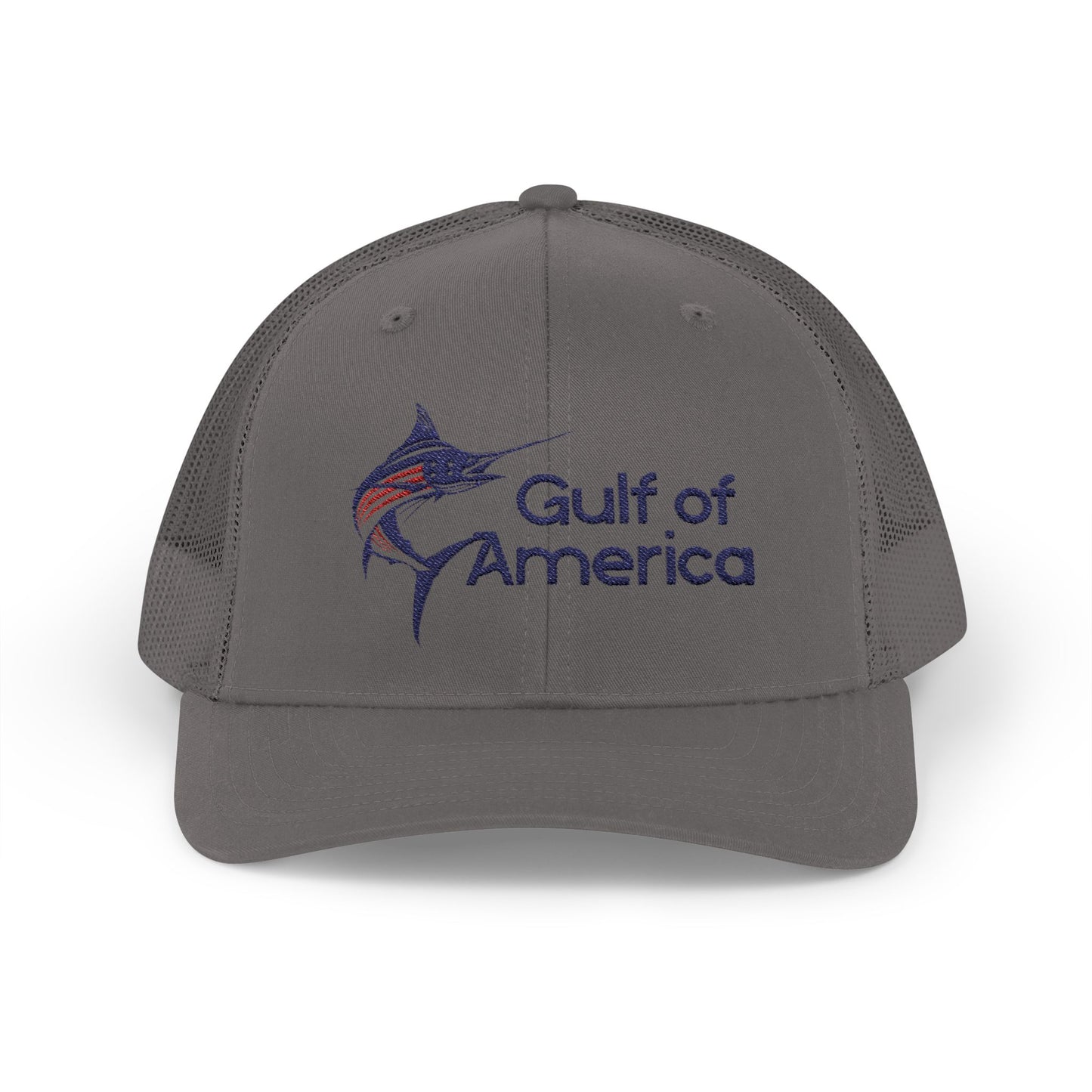 Gulf of America Snapback Trucker Cap, Fishing Gift, Summer Hat, Outdoor Accessories, Beachwear, Casual Wear, Fishing Enthusiast