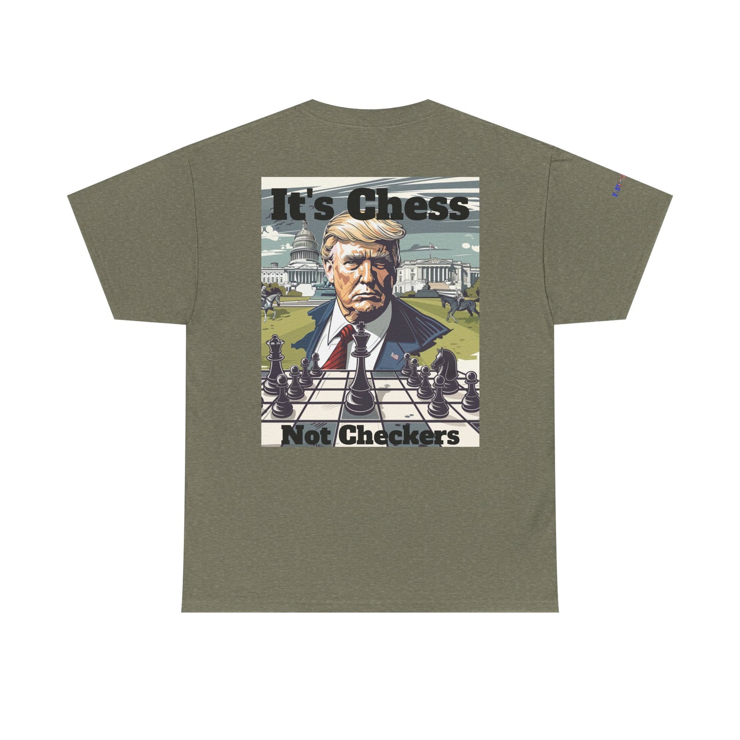 Chess Not Checkers Trump Gulf of America Brewery Tee, Unisex Cotton T-Shirt, Fishing Shirt, Summer Apparel, Casual Wear, Gift for Anglers