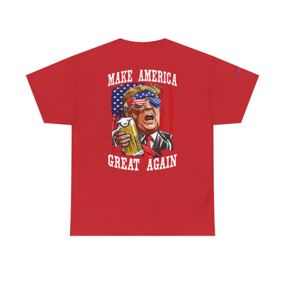 MAGA Trump Gulf of America Tee, Unisex Cotton T-Shirt, Fishing Shirt, Summer Apparel, Casual Wear, Gift for Anglers