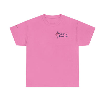Sailfish Flag Gulf of America Tee, Unisex Cotton T-Shirt, Fishing Shirt, Summer Apparel, Casual Wear, Gift for Anglers