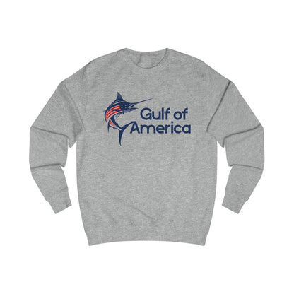 Gulf of America Unisex Sweatshirt, Casual Wear, Fishing Apparel, Beach Day Outfit, Memorial Day Gift, Summer Style