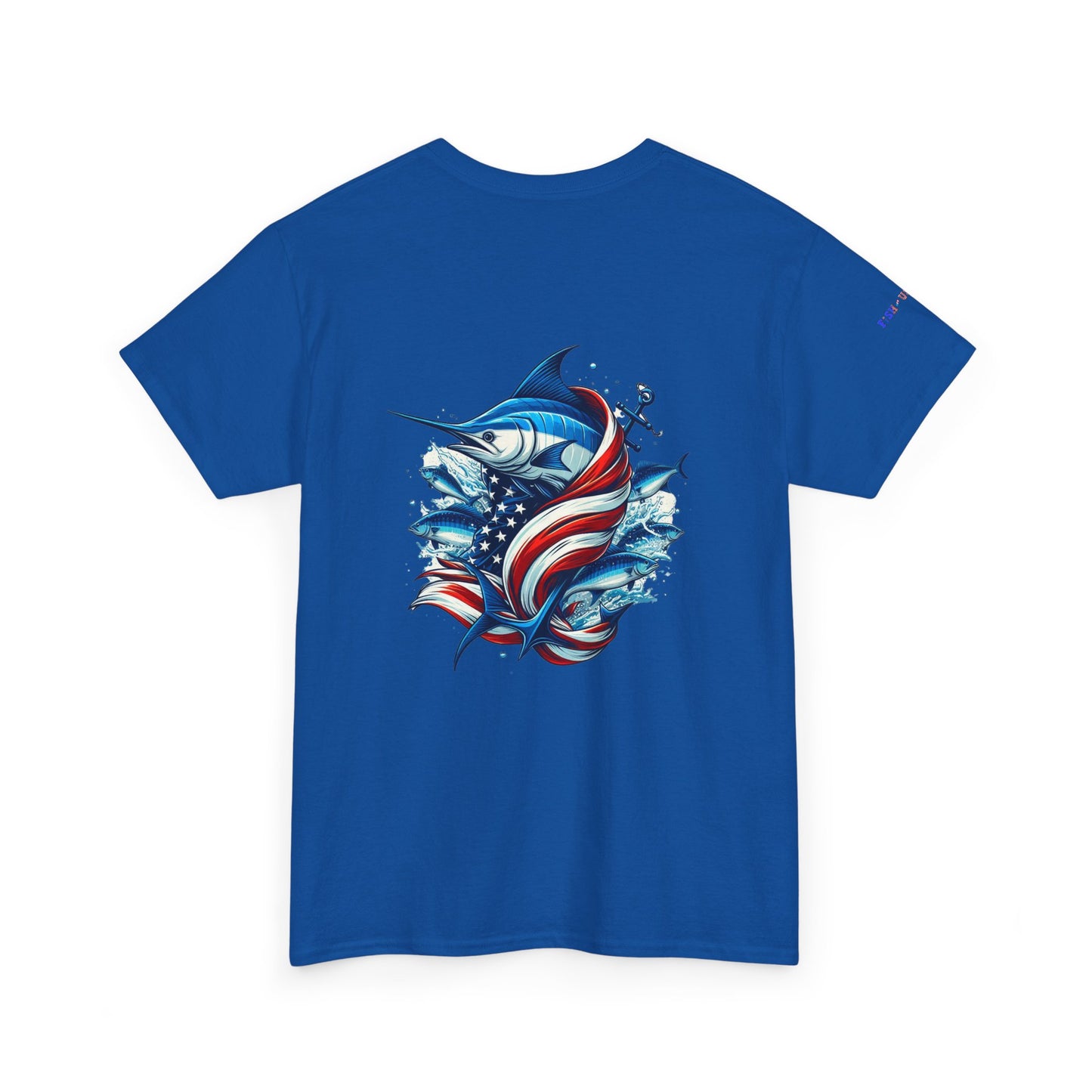 Patriotic Gulf of America Tee, Unisex Cotton T-Shirt, Fishing Shirt, Summer Apparel, Casual Wear, Gift for Anglers