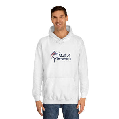 Gulf of America Unisex College Hoodie, Casual Wear, College Apparel, Beach Vibes, Gift for Students, Summer Fashion