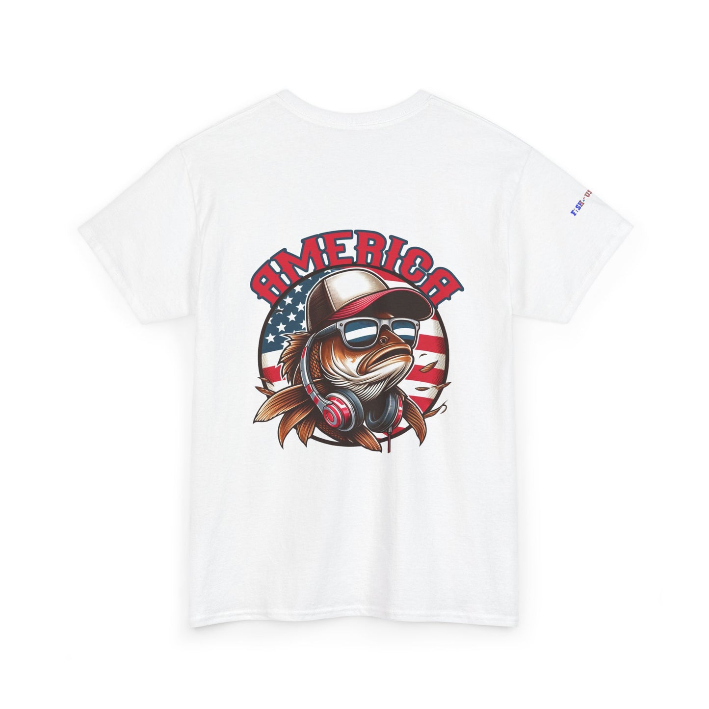 Carp America Patriotic Gulf of America Tee, Unisex Cotton T-Shirt, Fishing Shirt, Summer Apparel, Casual Wear, Gift for Anglers