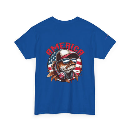 Carp America Patriotic Gulf of America Tee, Unisex Cotton T-Shirt, Fishing Shirt, Summer Apparel, Casual Wear, Gift for Anglers