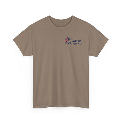 Patriotic Gulf of America Tee, Unisex Cotton T-Shirt, Fishing Shirt, Summer Apparel, Casual Wear, Gift for Anglers
