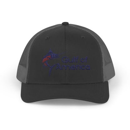 Gulf of America Snapback Trucker Cap, Fishing Gift, Summer Hat, Outdoor Accessories, Beachwear, Casual Wear, Fishing Enthusiast